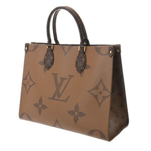 Louis Vuitton Reverse the On Canvas Brown Monogram Giant Handbag Go Tote